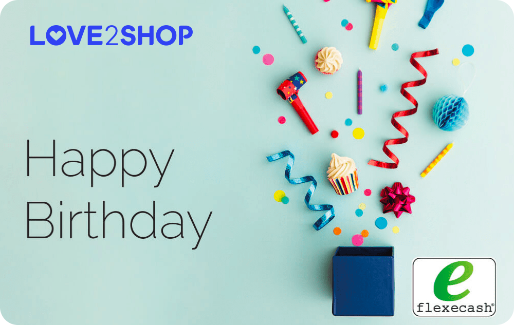 Love2shop Happy Birthday Gift Card Option 1